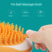 grooming brush with shampoo dispenser