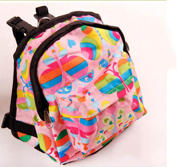 Multi-color model dog bag