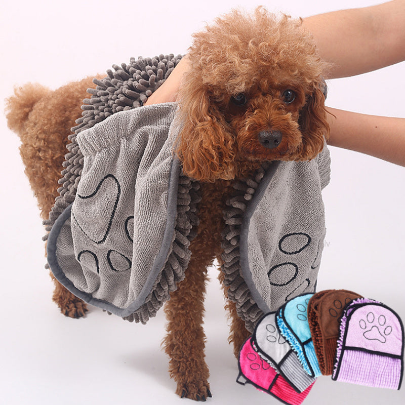 Microfiber bath towels for pets