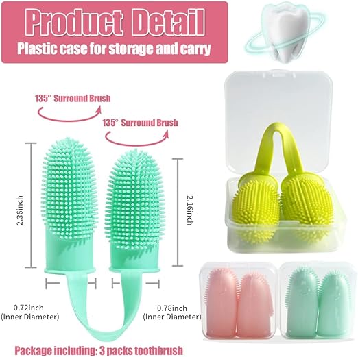 Pet Tooth Cleaning Finger Set