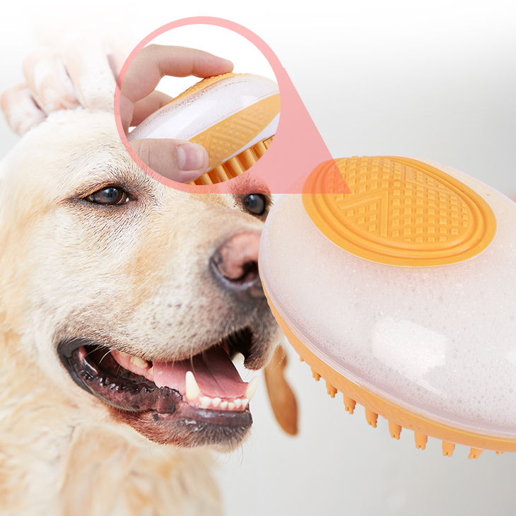 brosse de bain pour chien